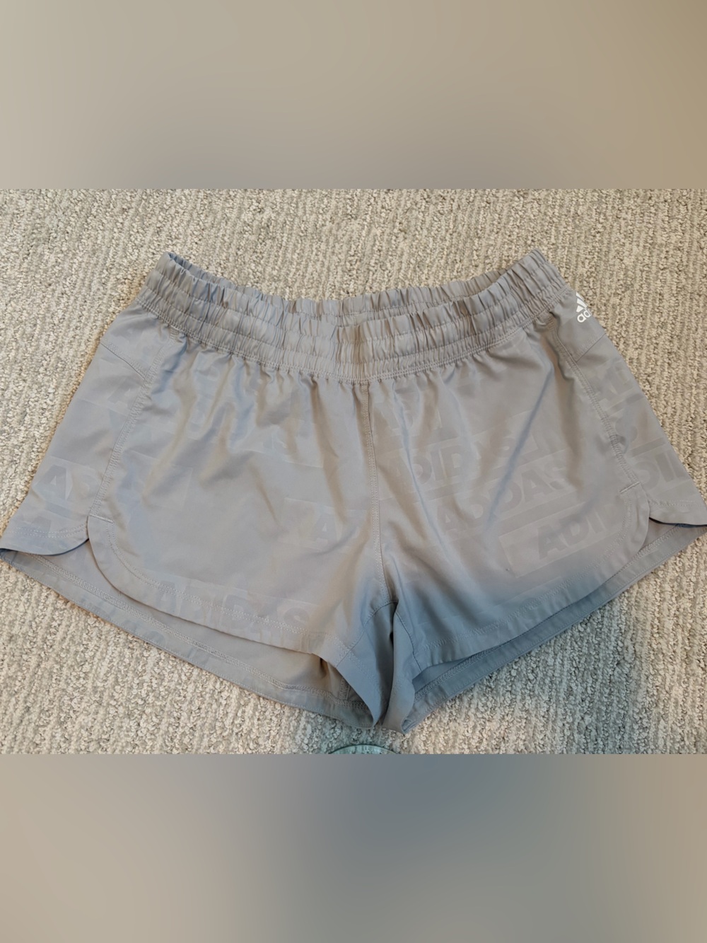 adidas Light Gray Women's Athletic Shorts